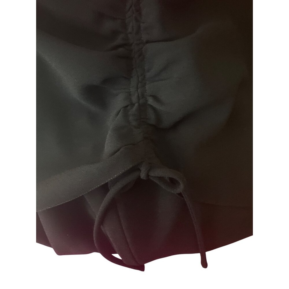 2/$30 ZARA Black Small Sleeveless Ruched Mini Dress NWT - Picture 6 of 16